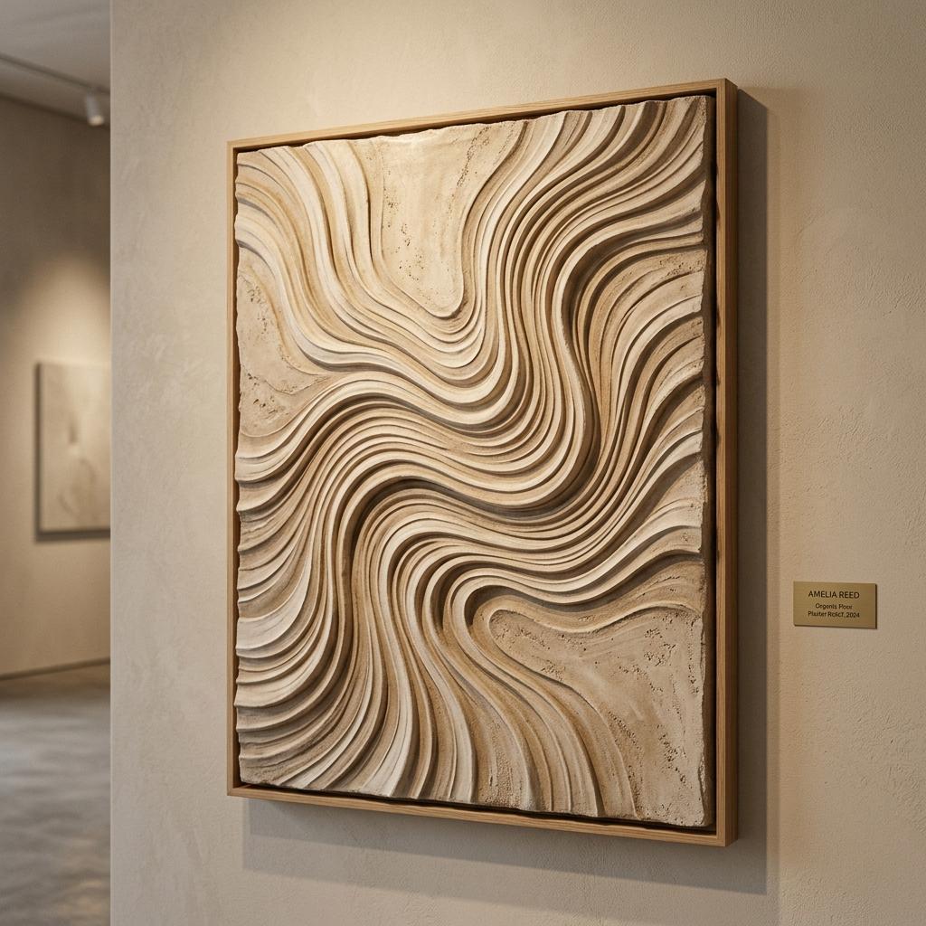 Gullebica Relief Canvas Painting Art