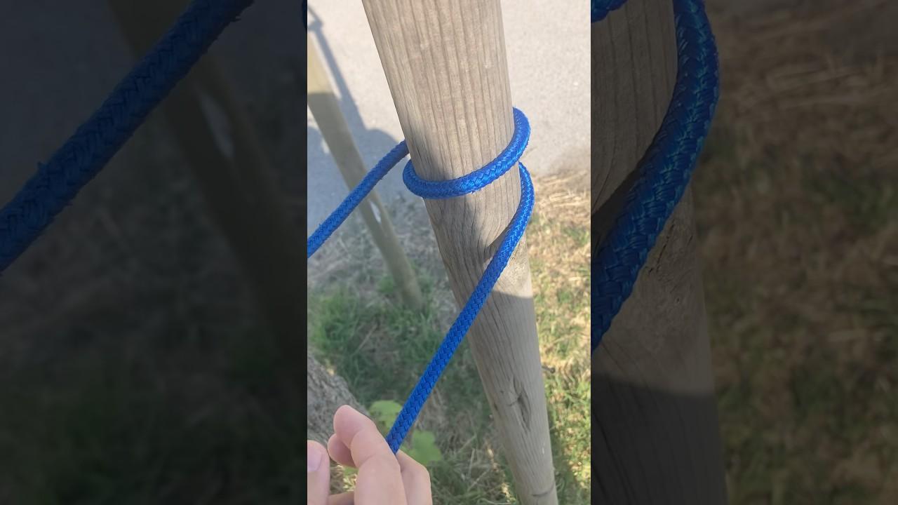 How to Tie to a Post SECURELY! ⚓