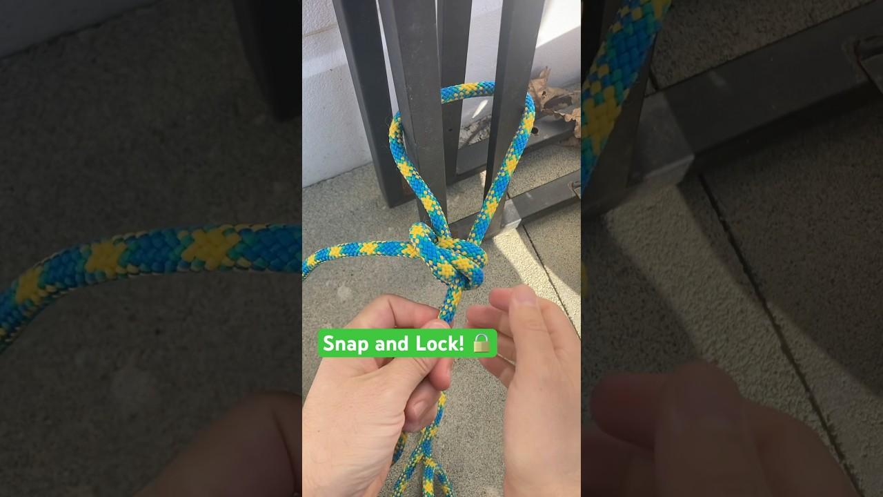 Try This GENIUS Rope Trick! (Fast & Quick Release) 💡
