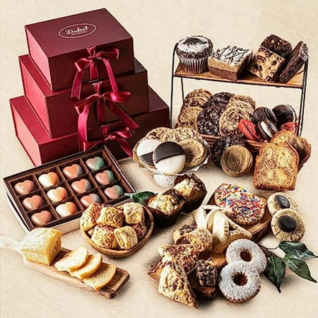 Dulcet 4-Tier Chocolate Gift Basket: A Gourmet Delight!