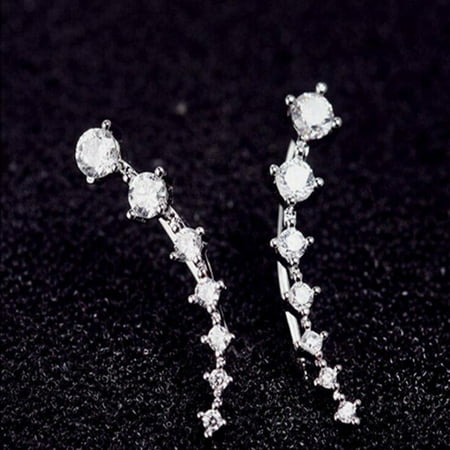 Sparkle on a Budget: hengsof Metal Diamond Accent Earrings Review