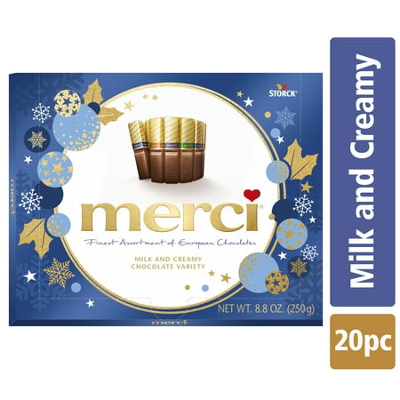 Merci Milk Chocolate Holiday Box: A Sweet European Treat