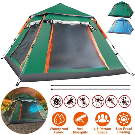 TeqHome 4-5 Person Family Camping Tent: Quick Setup Review